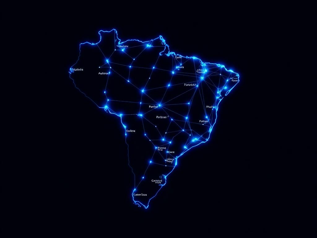 Mapa de atuação nacional Zelog